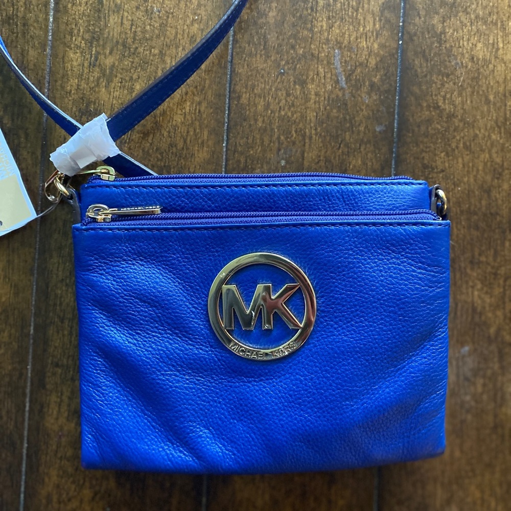 Michael Kors Royal Blue Crossbody Bag - Picture 11 of 11